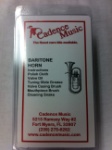 American Way Mk BHCK1390 Cadence Baritone Horn Care Kit