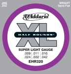 EHR320 D'Addario XL Half Round Super Light Guage