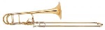 42AFG Stradivarius Tenor Trombone Outfit (axial flow valve, gold brass bell) . Bach