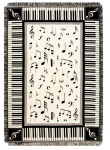 410309 Melody Tapestry Throw . Music Treasures