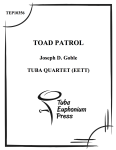 Toad Patrol . Tuba Quartet . Goble