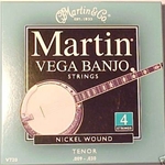 V720 Vega Tenor Banjo Strings (4-string, nickel wound) . Martin