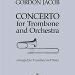 Concerto . Trombone and Piano . Jacob