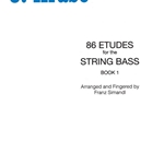 Etudes for the String Bass (86) v.1 . String Bass . Hrabe