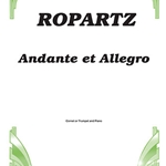 Andante and Allegro . Trumpet and Piano . Ropartz