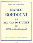 Bel Canto Studies (43) . Tuba . Bordogni