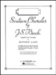 Chorales (16) . 1st Alto Saxophone . Bach