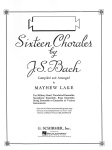 Chorales (16) . Baritone Saxophone . Bach