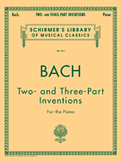 Two and Three Part Inventions . Piano . Bach