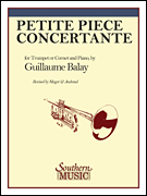 Petite Piece Concertante . Trumpet and Piano . Balay