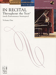 In Recital Throughout The Year (with performance strategies) w/CD v.1 Book 3 . Piano . Various