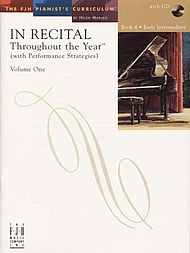 In Recital Throughout The Year (with performance strategies) w/CD v.1 Book 4 . Piano . Various