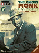 Monk Favorites Jazz Play Along v.91 w.CD . Any Instrument . Monk