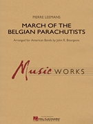 March of the Belgian Parachutists (score only) . Concert Band . Leemans