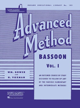 Rubank Advanced Method v.1 . Bassoon . Voxman/Gower