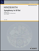 Symphony in B Flat (score only) . Concert Band . Hindemith