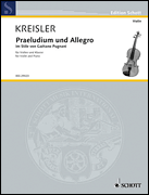 Praeludium and Allegro . Violin and Piano . Kreisler