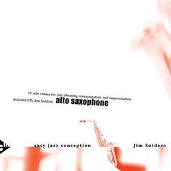 Easy Jazz Conception w/CD . Alto Saxophone . Snidero