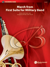 March from First Suite For Military Band . Concert Band . Holst