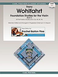 Foundation Studies (60) v.1 w/DVD . Violin . Wohlfahrt