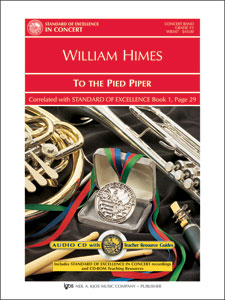 To The Pied Piper (score only) . Concert Band . Himes