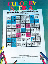 Color By Interval (geometric interval designs) v.1 . Music Theory . Kaplan