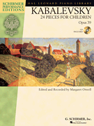 Pieces For Children (24) op.39 w/CD . Piano . Kabalevsky