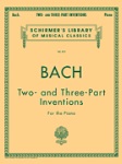 Two and Three Part Inventions . Piano . Bach