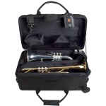 Pro-tec PB301VAX Trumpet/Auxiliary Combo Pro Pac Case w/Wheels (black) . Protec
