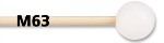 M63 Corpsmaster Polly Keyboard Mallets (medium, white, rattan) . Vic Firth