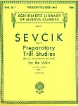 Preparatory Trill Studies v.1 Op. 7 . Violin . Sevcik