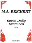 Daily Excercises (7) op.5 . Flute . Reichert