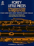 Little Pieces (40) in Progressive Order . Flute &amp; Piano . Various