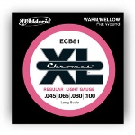 ECB81 Chromes Electric Bass Guitar Strings (regular light, long scale) . D'Addario