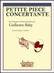 Petite Piece Concertante . Trumpet and Piano . Balay