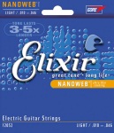 12052 Nanoweb Guitar Strings (light, coated) . Elixir