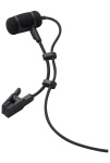 AudioTechnia ATM350CW Cardioid Condenser Clip On Instrument Microphone w/Locking 4-pin Connector . Audio Technica