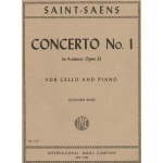 Concerto no. 1 in A Minor op.33 . Cello &amp; Piano . Saint-Saens