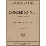 Concerto no. 1 in A Minor op.33 . Cello &amp; Piano . Saint-Saens