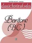 Classic Festival Solos v.1 . Baritone B.C . Various