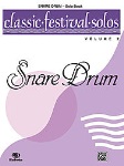 Classic Festival Solos v.2 (solo book) . Snare Drum and Piano . Various