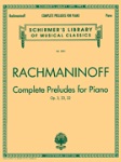 Complete Preludes op.3,23 and 32 . Piano . Rachmaninoff