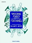 Unisonal Scales (score) . Concert Band . White