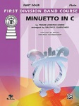 Minuetto in C . Flute and Piano . Haydn