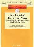 My Heart at Thy Sweet Voice w/CD . Trumpet and Piano . Saint-Saens