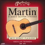 M220 Classical Guitar String Set (regular tension, plain end) . Martin