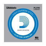 D'Addario PL016 Lock Twist Plain Steel Strings