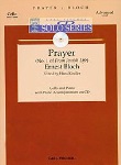 Prayer (no.1 of from Jewish Life) w/CD . Cello and Piano . Bloch