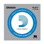 D'Addario PL017 Lock Twist Plain Steel Strings (B 2nd String)