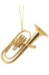 Aim 39143 Gold Euphonium Ornament (3.75")